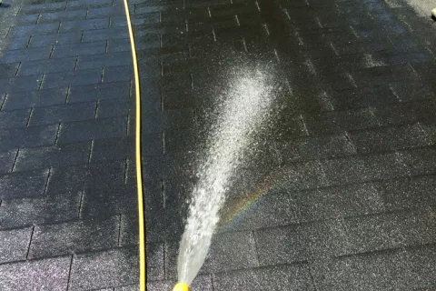 Cool the shingle surface