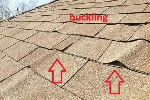 Use of old wooden boards can cause buckling
