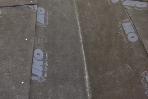 Armourbase Eco on a roof