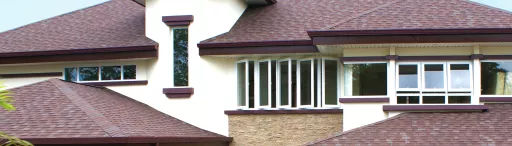 Cambridge Xpress Aged Redwood on roof