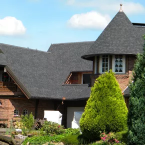 Cambridge on a conical tower