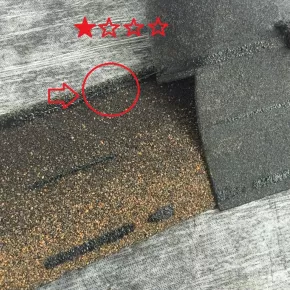 Gluing system of IKO Cambridge shingle