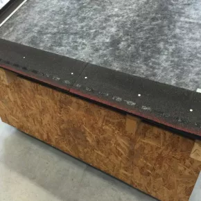 Superglass random spacing method